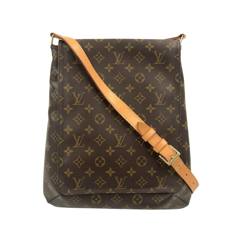 Louis Vuitton Monogram Musette Shoulder Bag Brown